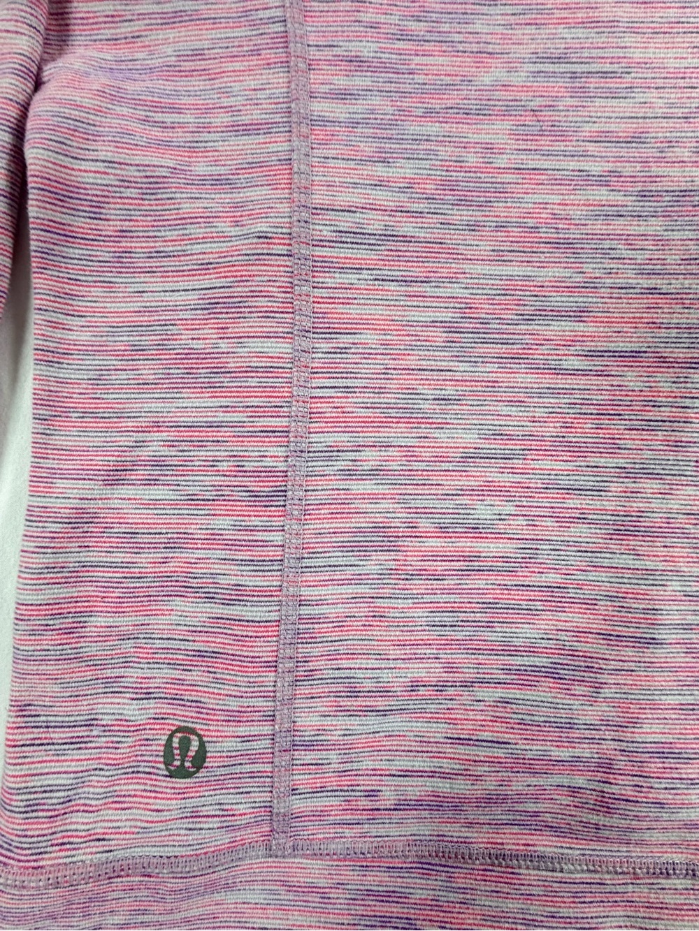 Lululemon Define Jacket Pink Space Dye Full Zip Thumbholes Size 6 - Picture 6 of 6